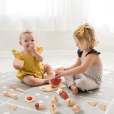 Tiny Land® Wooden Cut and Play Food Toys - HoneyBug 