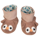Patterned Booties - Owl - HoneyBug 