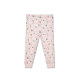 Organic Cotton Pajama - Pink Moon & Stars - HoneyBug 