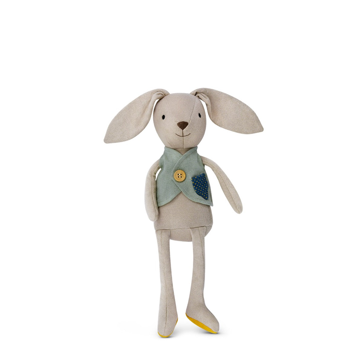 Knit Bunny Plush - Luca - HoneyBug 