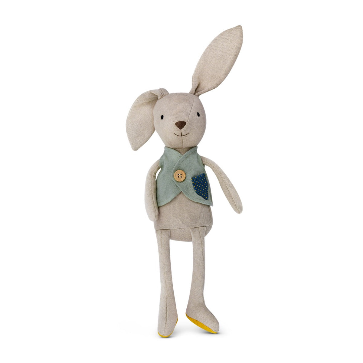 Knit Bunny Plush - Luca - HoneyBug 