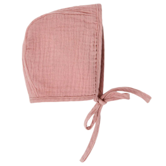 Muslin Bonnet - Terra Cotta - HoneyBug 