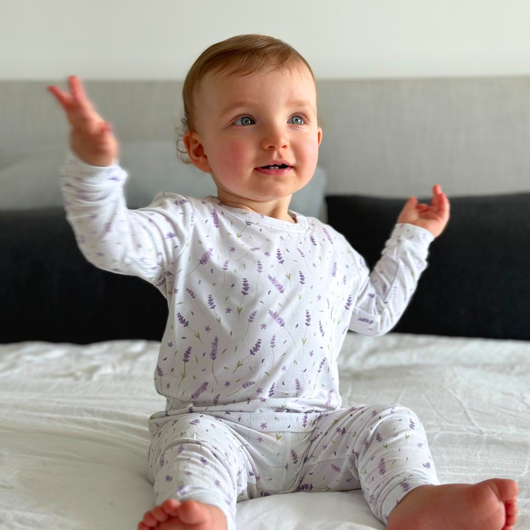 Toddler Pajama Set - French Lavender - HoneyBug 