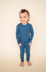 Organic Cotton 2-Piece Set - Ocean Blue - HoneyBug 