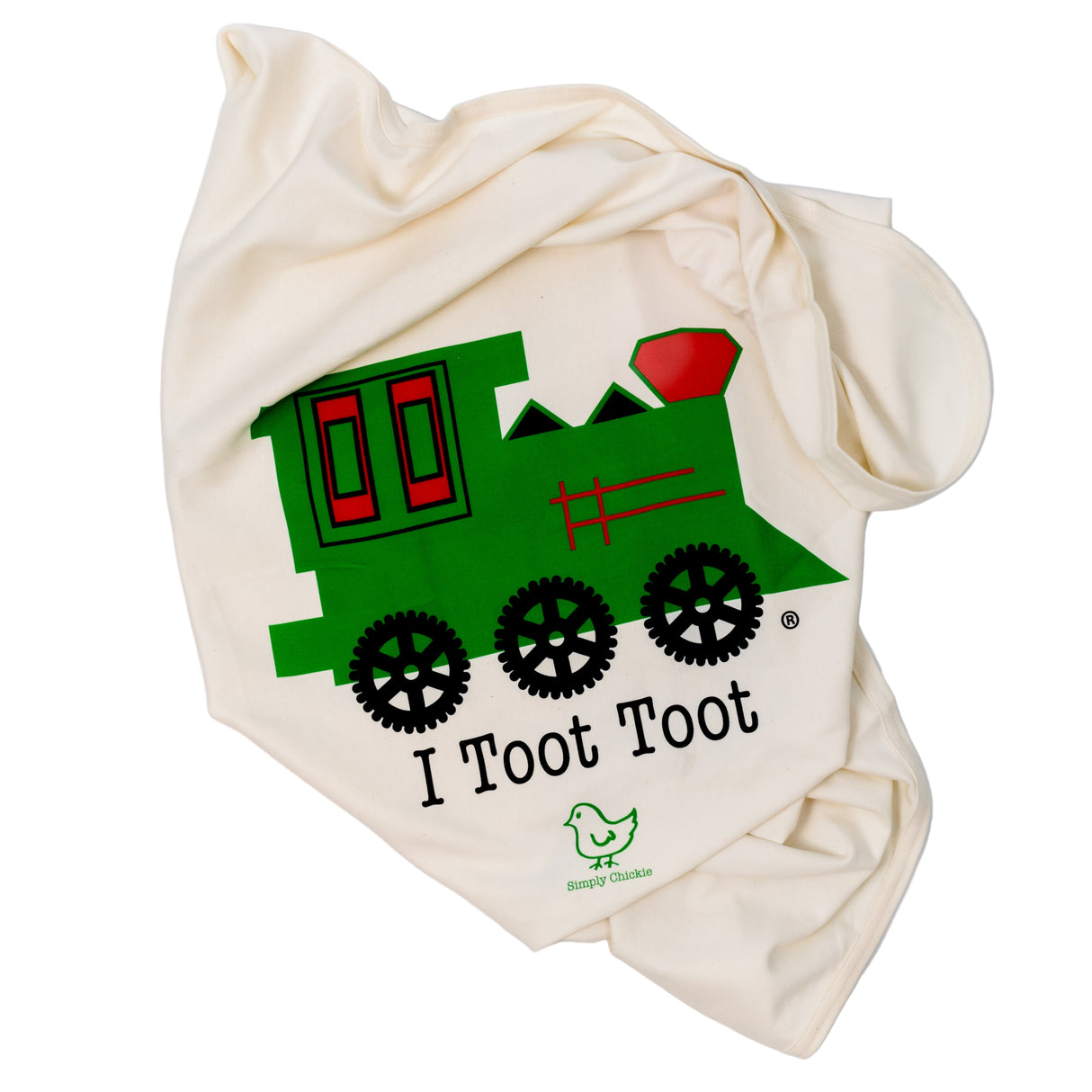 Train Toot Toot  Baby Blanket - HoneyBug 
