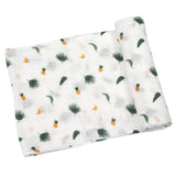 Tropical Palms Swaddle - HoneyBug 