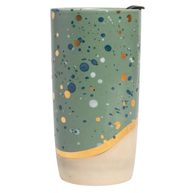 10 oz. Insulated Stoneware Travel Mug - HoneyBug 