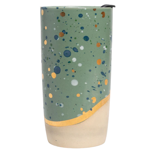 10 oz. Insulated Stoneware Travel Mug - HoneyBug 