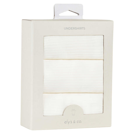 3 Pack Ribbed Undershirts - HoneyBug 