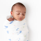 Whale Swaddle - HoneyBug 