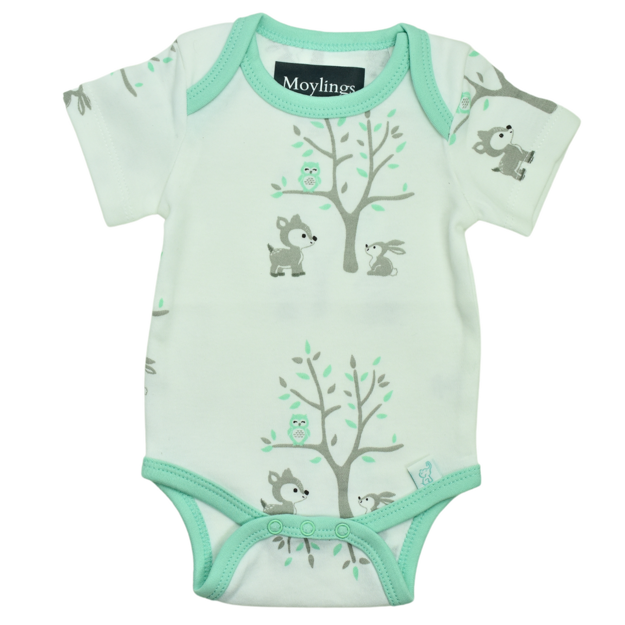 Organic Cotton Joy Bodysuit - Woodland - HoneyBug 