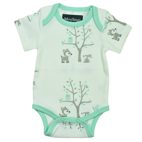 Organic Cotton Joy Bodysuit - Woodland - HoneyBug 