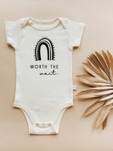 Worth the Wait Organic Baby Bodysuit