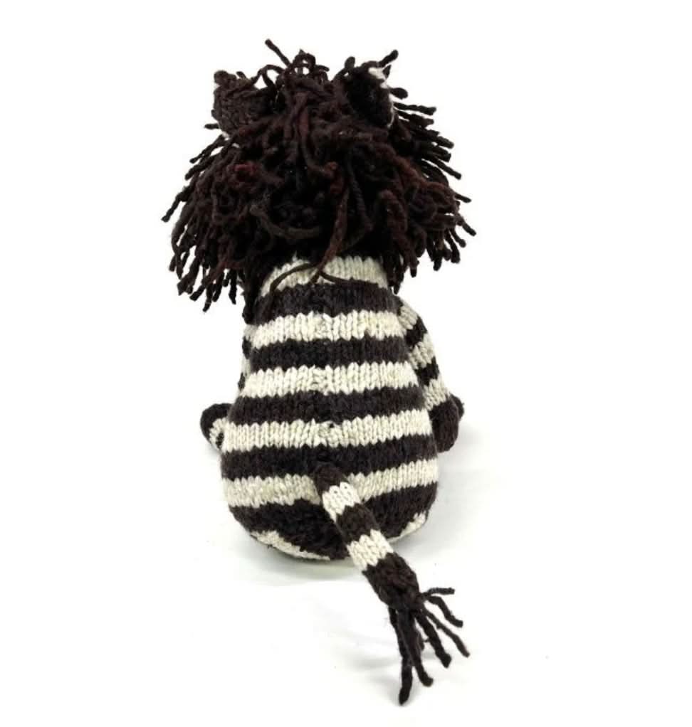 Wool Knit Buddy  | Zachary the Zebra - HoneyBug 