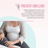 Maternity Compression Socks - HoneyBug 