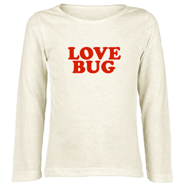 Love Bug - Organic Shirt - Red - HoneyBug 