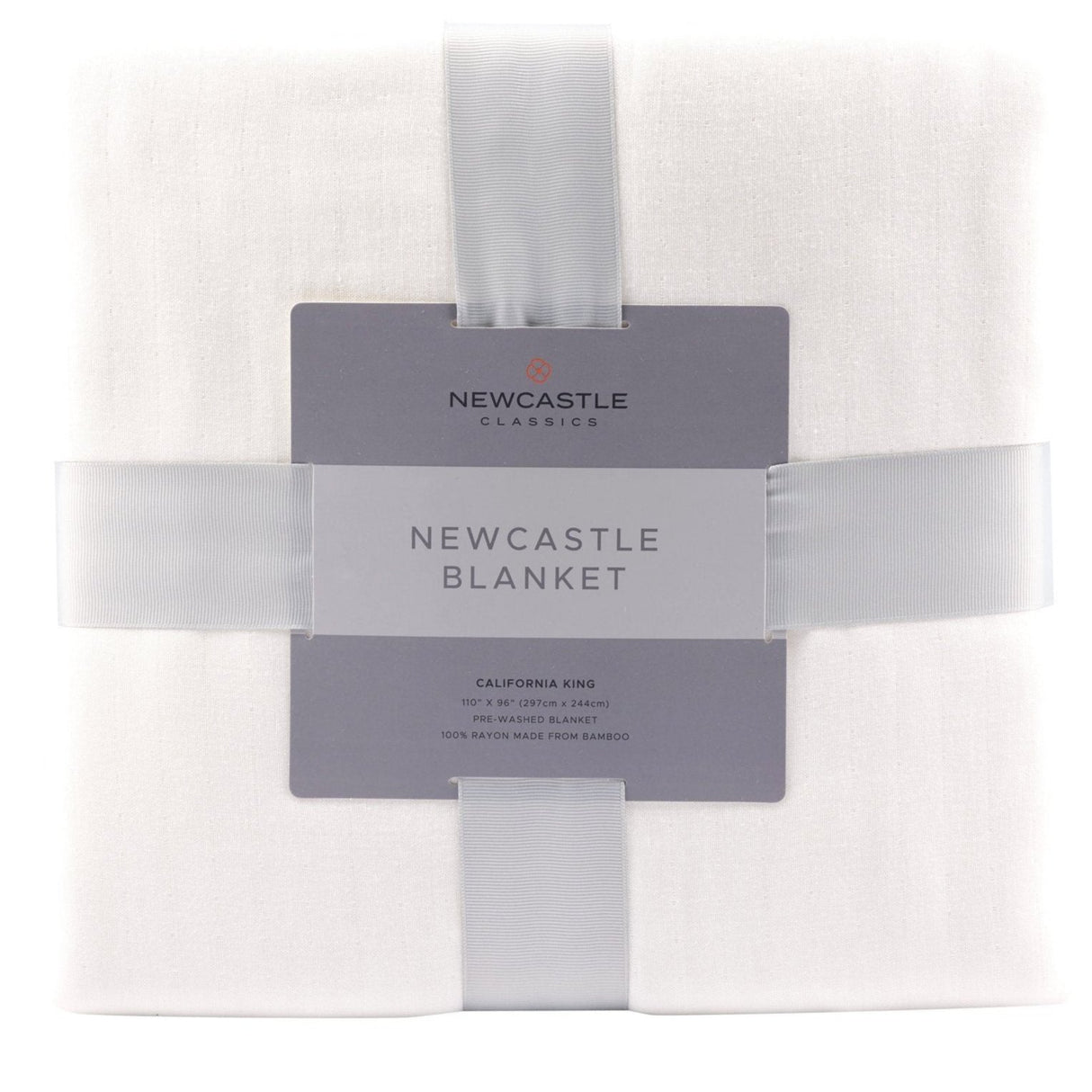 Pristine White Oversized Queen Bamboo Bed Blanket - HoneyBug 