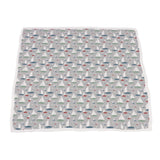 Ocean Palm Trees and Marina Sailboats Bamboo Newcastle Blanket - HoneyBug 