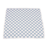 Blue and Red Fire Trucks and Buffalo Check Plaid Cotton Newcastle Blanket - HoneyBug 
