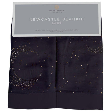 Midnight Moon Bamboo Muslin Security Baby Blankie - HoneyBug 