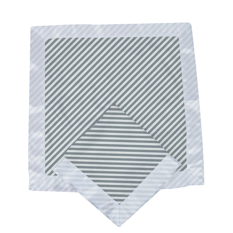 Finley Stripe Bamboo Muslin Security Baby Blankie - HoneyBug 