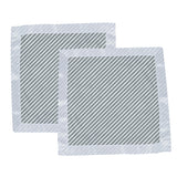 Finley Stripe Bamboo Muslin Security Baby Blankie - HoneyBug 