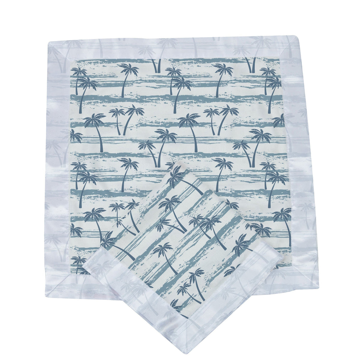 Ocean Palm Trees Bamboo Newcastle Blankie - HoneyBug 