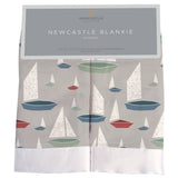 Marina Sailboats Bamboo Newcastle Blankie - HoneyBug 