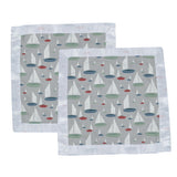 Marina Sailboats Bamboo Newcastle Blankie - HoneyBug 