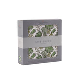 Tropical Forest Cotton Muslin Crib Sheet - HoneyBug 