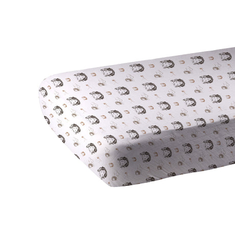 Hear Me Roar Lion Bamboo Muslin Crib Sheet - HoneyBug 