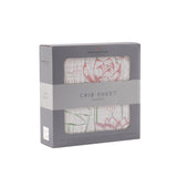 Water Lily Bamboo Muslin Crib Sheet - HoneyBug 