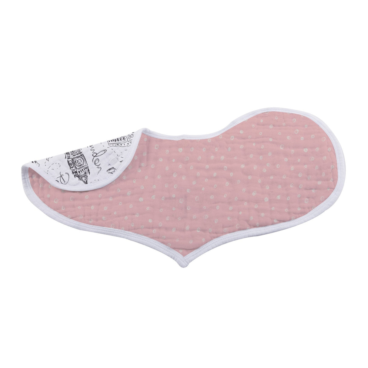 London, Paris, New York Heart Bibs - Set of 2 - HoneyBug 