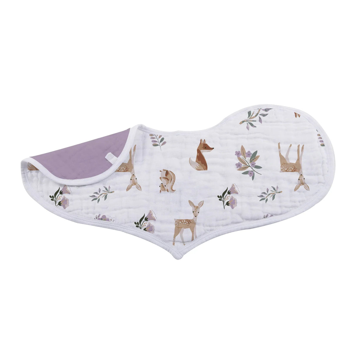 Mountain Meadow Cotton Heart Bibs - HoneyBug 
