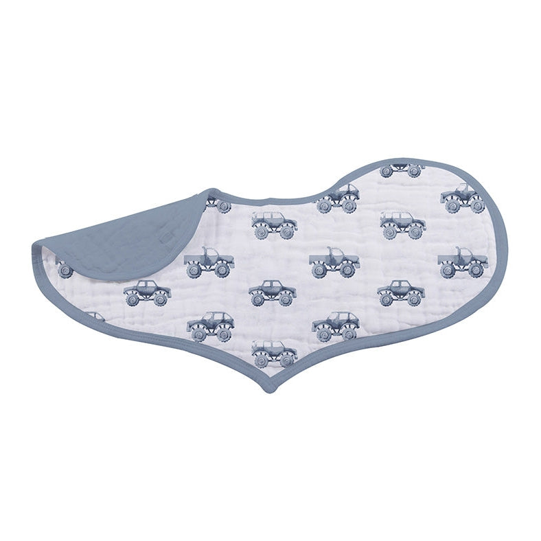 Rough Terrain Cotton Heart Bibs - HoneyBug 