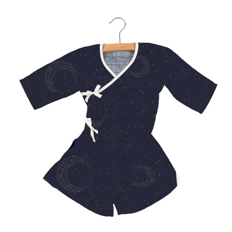 Midnight Moon Bamboo Newcastle Mini Wrap Dress - HoneyBug 