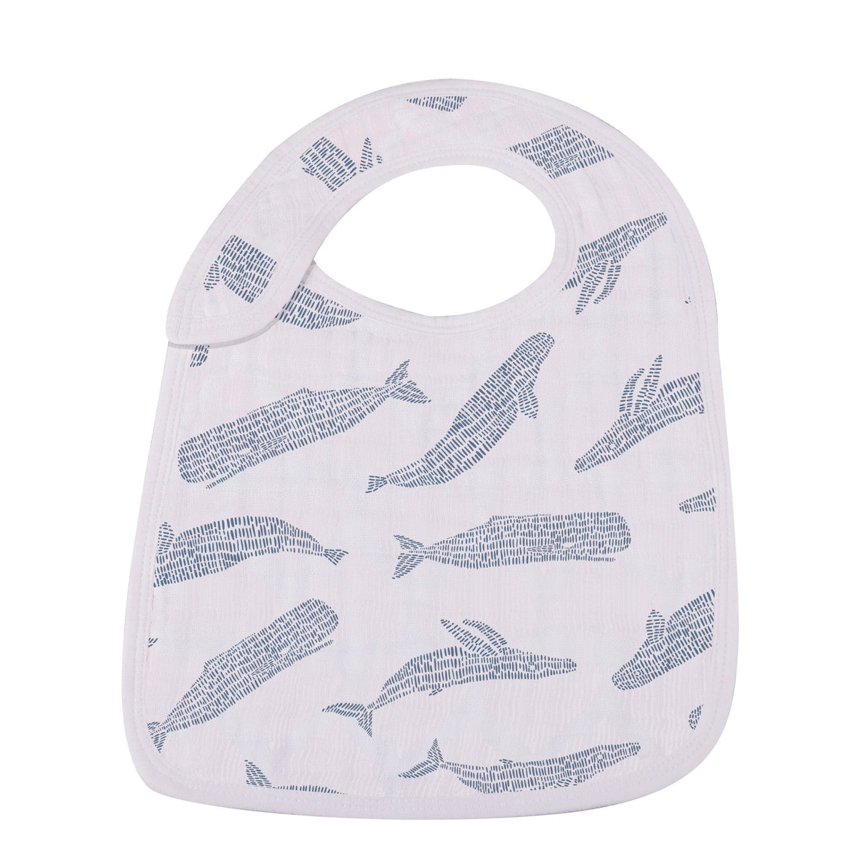 Ocean Tides Bamboo Snap Bibs - HoneyBug 