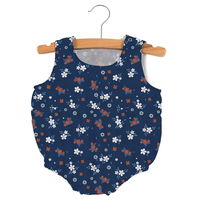 Serenity Floral Bamboo Newcastle Mini Bubble - HoneyBug 