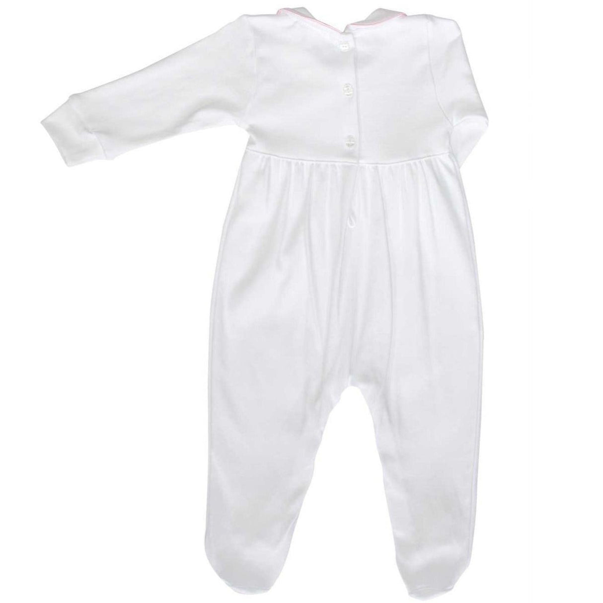 Nella Smocked Baby Boy Footie - HoneyBug 