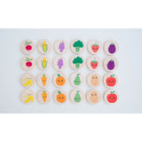 Happy Farmer's Market Matching Tiles - HoneyBug 