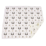 Hear Me Roar Lion and Rhinos and Elephants Bamboo Newcastle Blanket - HoneyBug 