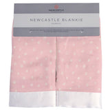 Pink Pearl Polka Dot Newcastle Blankie - HoneyBug 