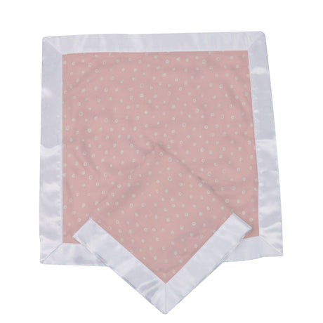 Pink Pearl Polka Dot Newcastle Blankie - HoneyBug 
