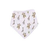 On The Savannah Bamboo Bandana Bibs 4PK - HoneyBug 