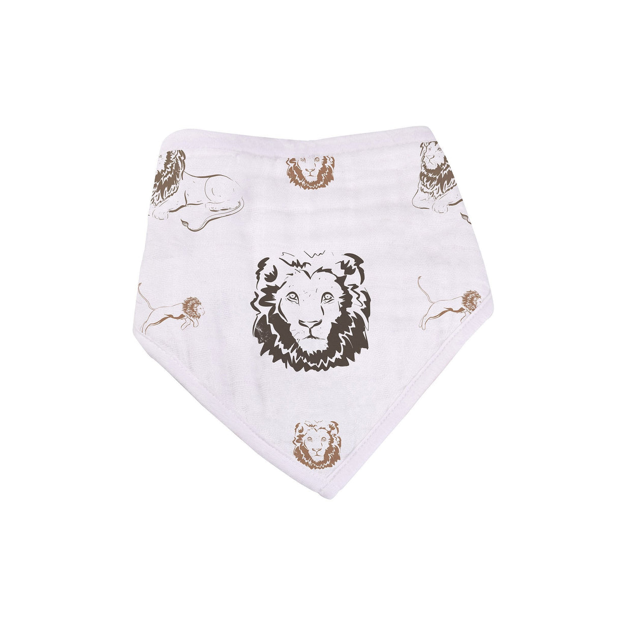 On The Savannah Bamboo Bandana Bibs 4PK - HoneyBug 