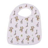 On The Savannah Bamboo Muslin Snap Bibs 3PK - HoneyBug 